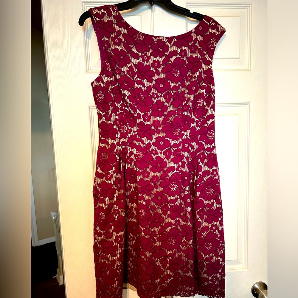 Fuchsia lace Vince Camuto Dress